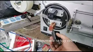 maszyna do laminowania rolek,laminator rolkowy z nożem,maszyna do laminowania rolek z 3 stron,Chiny