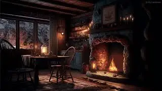 The Perfect Winter Night In by the Fire ⛄ Winter Ambience ASMR #2