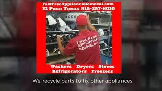 Free Old  Refrigerator Pick Up El Paso Texas 915-257-6010