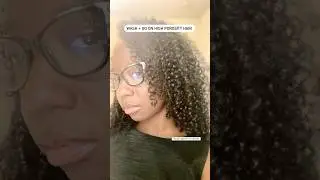 #shorts Wash + Go on My High Porosity Hair #washandgo #highporosityhair #3chair