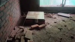 plaster work progress