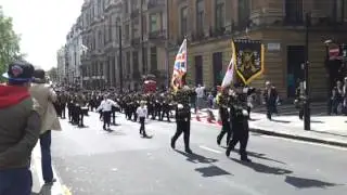 Kilcluney Volunteers from Markethill (kvfb) in Piccadilly, London 2012