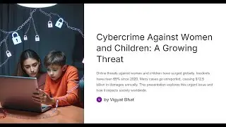 Cyber Crime against Women and Children