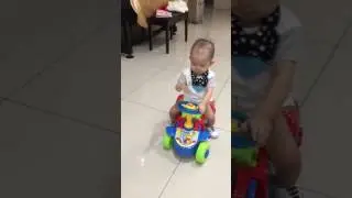 3 IN 1 My 1st Steps Push & Ride Baby Walker Ride on Car Toy