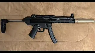 H&K MP5 w/ Iron Sights, 147gr Subs, & Rugged Obsidian 45 @ 100 Yards