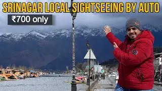 Srinagar Local Sightseeing By Auto | Mughal Garden Kashmir | chashme Shahi Pari Mahal