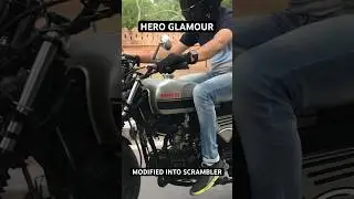 HERO GLAMOUR MODIFIED INTO SCRAMBLER | JODHPUR