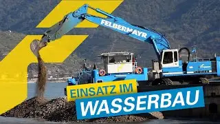 Von NASSBAGGERUNGEN bis zur Festigung der GEWÄSSERSOHLE | Felbermayr Wasserbau