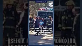 Asfixia por gas o mon&oacute;xido de carbono: la hip&oacute;tesis de la muerte de dos personas en R&iacute;o Tercero