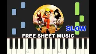 SLOW piano tutorial 