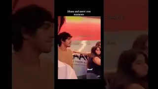 Ahaan & Aneet Movie Launch Cute Moments 🔥💕 In my mind they're Dating#saiyaara #ahaanpanday#aneet