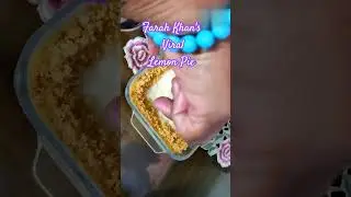 Farah Khan's Viral Delicious Lemon Pie #shorts #lemonpie