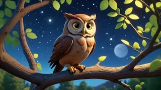 Owl&rsquo;s Nighttime Song 🦉🌙 | Learn Animal Names & Fun Kids Adventure