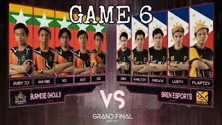 Bren Esports Vs Burmese Ghouls GAME 6 - M2 WORLD CHAMPIONSHIP GRAND FINAL- Mobile Legends Bang Bang
