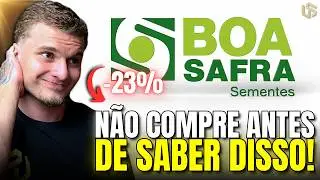 SOJA3 na M&Iacute;NIMA HIST&Oacute;RICA &eacute; a MAIOR OPORTUNIDADE do SETOR? Vale a pena investir na BOA SAFRA?