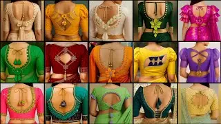 💯 Aage Simple Peeche Killer😍Latest Back Neck Blouse Designs 2026/ 80+Latest Blouse Back Neck Design 
