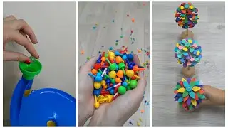 Hypnotic Bead Reversal, Xylophone Magic, Sorting Balls, ASMR Bead Tower, Marble Run Relaxation