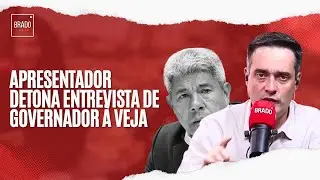 APRESENTADOR DETONA ENTREVISTA DE GOVERNADOR &Agrave; VEJA