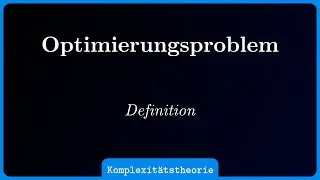 Definition: Optimierungsproblem