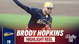 Rays RHP Brody Hopkins 2025 Minor League Baseball Highlights | Bally Sports Live