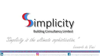Simplicity Building Consultancy services presentation.