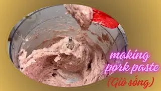 Making pork paste for cooking purposes - LoDe Life in UK