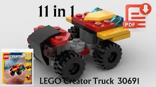 LEGO Creator 3 in 1 30691 Mini Monster Truck Recruitment Bag 11 in 1
