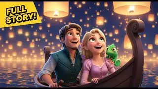 Rapunzel's Magical Hair Adventure! | Full Tangled Story for Kids #bedtimestories #cartoon #disney