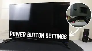 How to Use SHARP Smart TV Power Button Function Settings