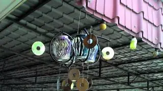 recycled soda can wind spinner