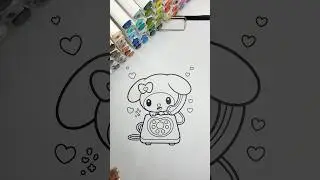 ОБРАТНАЯ Раскраска Зайчик с конфетными ушками🐰 #кроликконовыегоды #обратнаяраскраска #времяраскра...