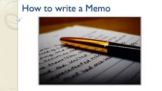 Complete Guide to Memo Writing using Microsoft Word #memorandum #memos #memowriting #microsoftword