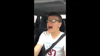 Uncensored : Guy Singing in Car Crashes