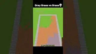 grey grass vs green/original grass
