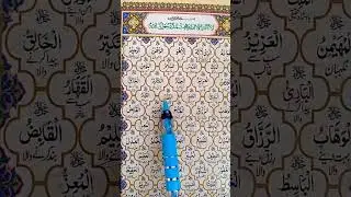 Allah Pak ke 99 Naam Allah Quran Islam#shorts #allahﷻ #youtubeshorts #islamicpoetry #poetry #555