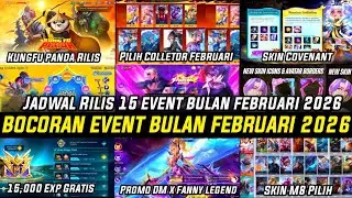 BOCORAN 15 EVENT MOBILE LEGENDS BULAN FEBRUARY 2026! EVENT KUNGFU PANDA, PILIHAN COLLETOR FEBRUARY