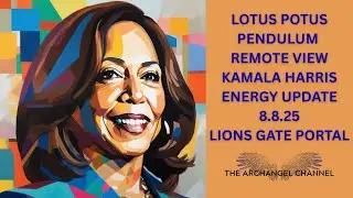 LOTUS POTUS PENDULUM ⚖️ REMOTE VIEW KAMALA HARRIS ENERGY UPDATE 🪷 LIONS GATE PORTAL 🦁 8.8.25