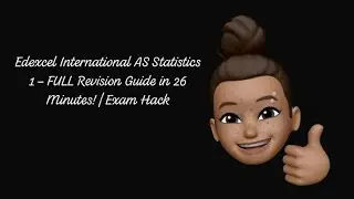 Edexcel IAL mathematics STATISTICS 1 – Full Revision in 25 Minutes | Exam Tomorrow? Watch This!!!