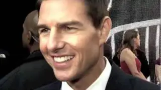 Tom Cruise Mission Impossible Ghost Protocol NYC Premiere Red Carpet Interview