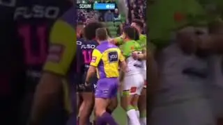 Wellington scraps (is Joseph Tapine the only fella to land one on Nelson Asofa-Solomona?) #KiwiNRL