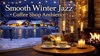 Warm Winter Night ☕ Relaxing Jazz Instrumental Music | Cozy Coffee Shop Ambience & Smooth Jazz