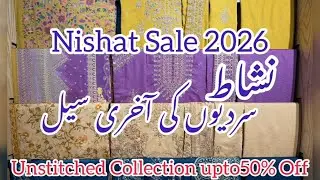 Nishat Winter Collection Sale 2026 🔥| Nishat Flat 35% Discount on Winter Unstitched Collection&rsquo;s