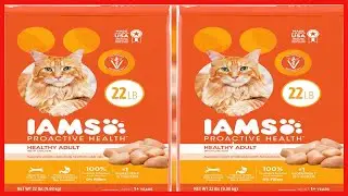 Iams Proactive Health Adult Dry Cat Food Chicken & Salmon Recipes