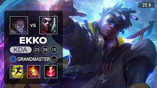 Ekko vs Sylas Mid - EUW Grandmaster - Patch 25.6 Season 15