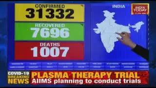 Corona India Dashboard: 31,332 Total Confirmed Cases , 7,696  Recoveries With Death Toll At 1,007