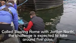 BBC radio presenter Jordan North sets off on epic row from London to Burnley