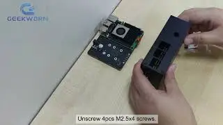How to Install the X1011 PCIe to Four NVMe SSD Board with X1011-C1 Case for Raspberry Pi 5?