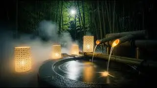 Calming Stream Water Sounds & Gentle Wind | Deep Sleep Music, Insomnia Relief, Meditation