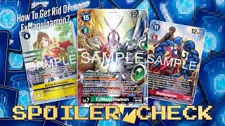 How To Get Rid Of ExMaquinamon? | EX11 Spoiler Check | Digimon Card Game
