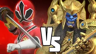 Goldar Vs Lauren Power Rangers Battle For the Grid